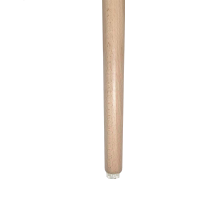 Patin du pied de table haute en bois hêtre vernis Alpha