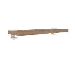Petite étagère murale décor chêne vieilli coloris blanc Uranus