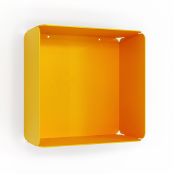 Étagère murale en acier Améthyste coloris jaune