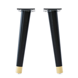 Lot de pieds bois pour table basse