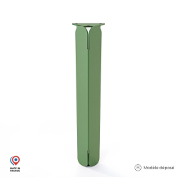 Pied pour table basse Jaspe en acier coloris vert