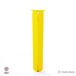 Pied pour table basse Jaspe en acier coloris jaune