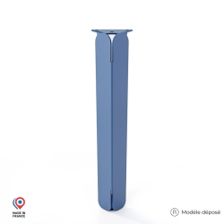 Pied pour table basse Jaspe en acier coloris bleu