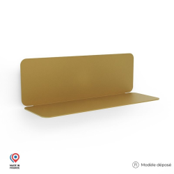 Étagère murale en acier Aventurine coloris doré