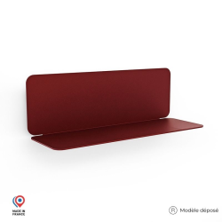 Étagère murale en acier Aventurine coloris red brown métallisé