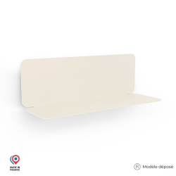 Étagère murale en acier Aventurine coloris blanc