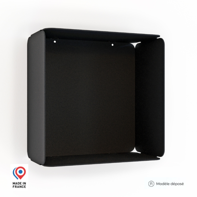 Étagère murale en acier Améthyste coloris noir
