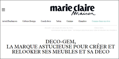 Déco-Gem : Une marque astucieuse pour créer et relooker ses meubles